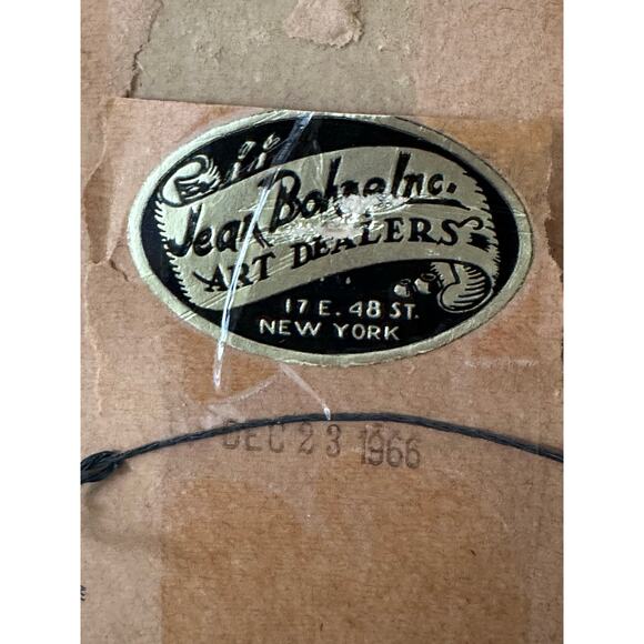 Vintage Italian Silver Framed Pictures set of 2 signed print accent wall art - Picture 15 of 16